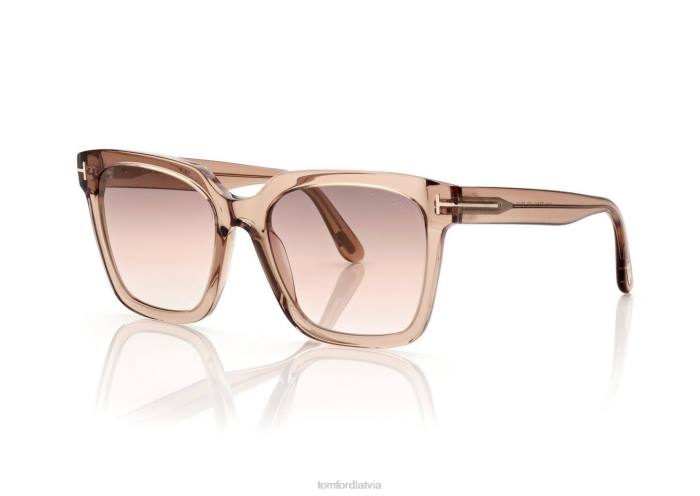 TOM FORD sievietes šampanietis Selby saulesbrilles HTNR2084