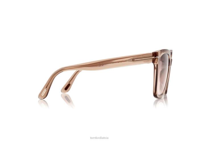TOM FORD sievietes šampanietis Selby saulesbrilles HTNR2084