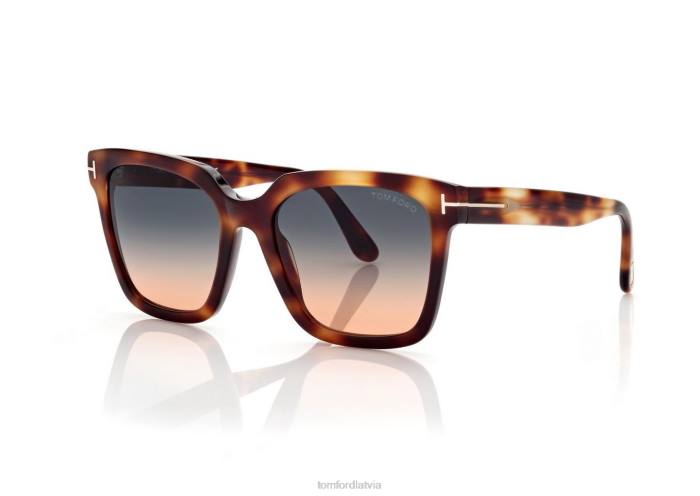 TOM FORD sievietes blondīne havana Selby saulesbrilles HTNR2083