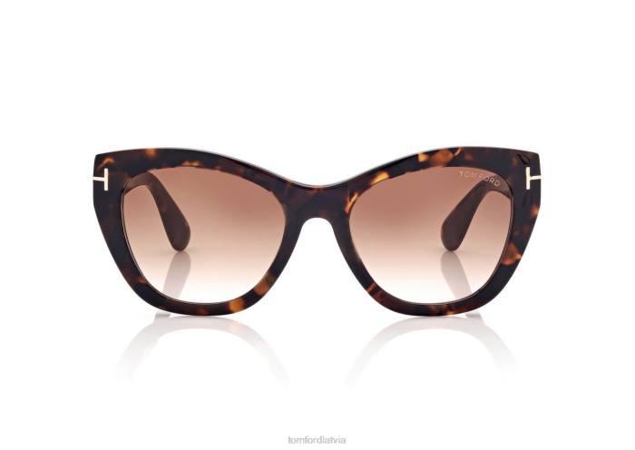 TOM FORD sievietes havana cara saulesbrilles HTNR2159