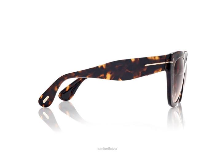 TOM FORD sievietes havana cara saulesbrilles HTNR2159