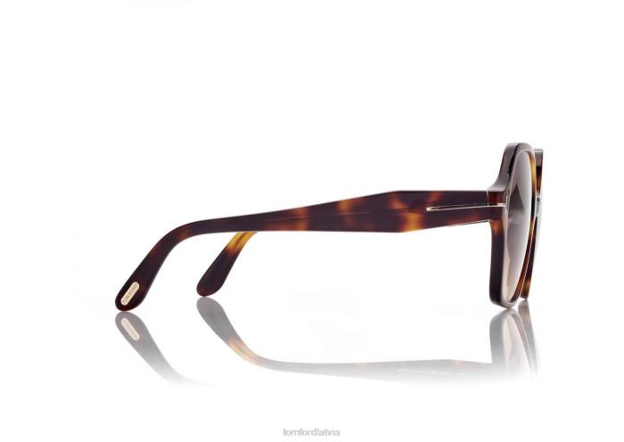 TOM FORD sievietes havana/rozā romija saulesbrilles HTNR2150