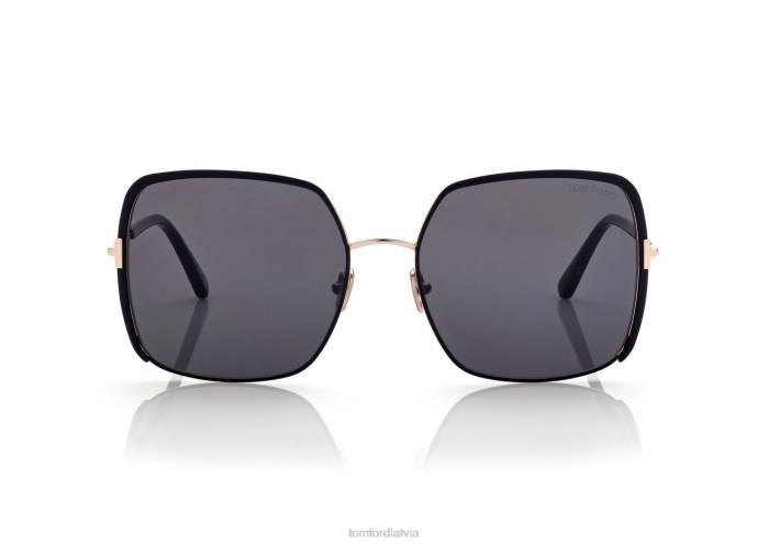 TOM FORD sievietes matēts melns raphaela saulesbrilles HTNR2122