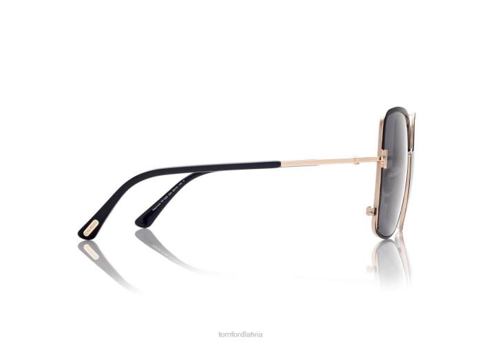 TOM FORD sievietes matēts melns raphaela saulesbrilles HTNR2122