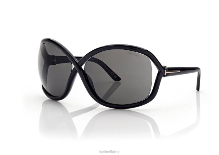 TOM FORD sievietes melns Bettina saulesbrilles HTNR2091