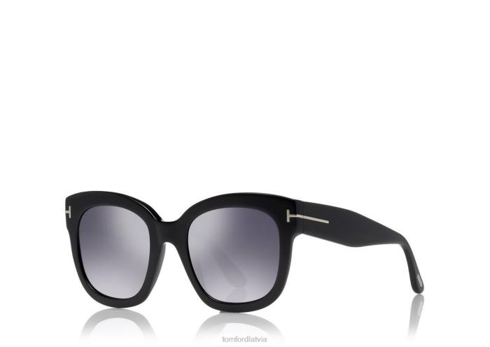 TOM FORD sievietes melns/dūms Beatrix saulesbrilles HTNR2130