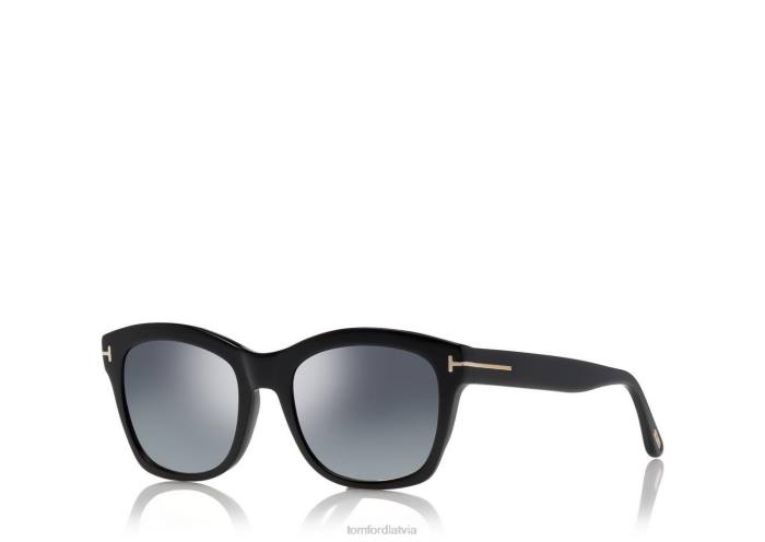 TOM FORD sievietes melns/dūms Lauren saulesbrilles HTNR2107