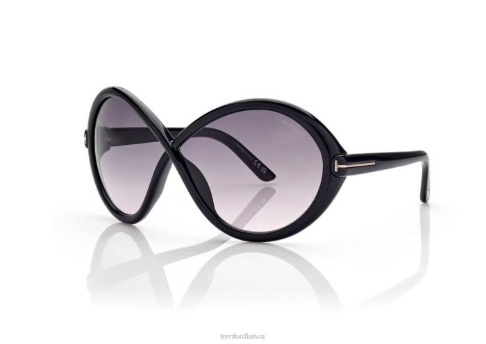 TOM FORD sievietes melns jada saulesbrilles HTNR2134
