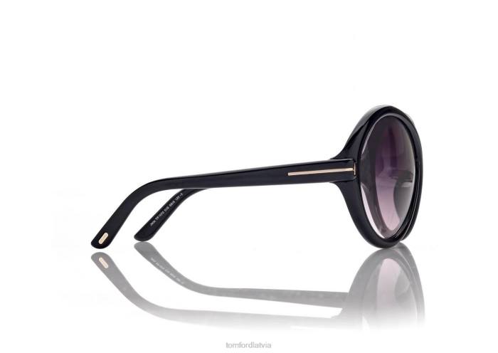 TOM FORD sievietes melns jada saulesbrilles HTNR2134