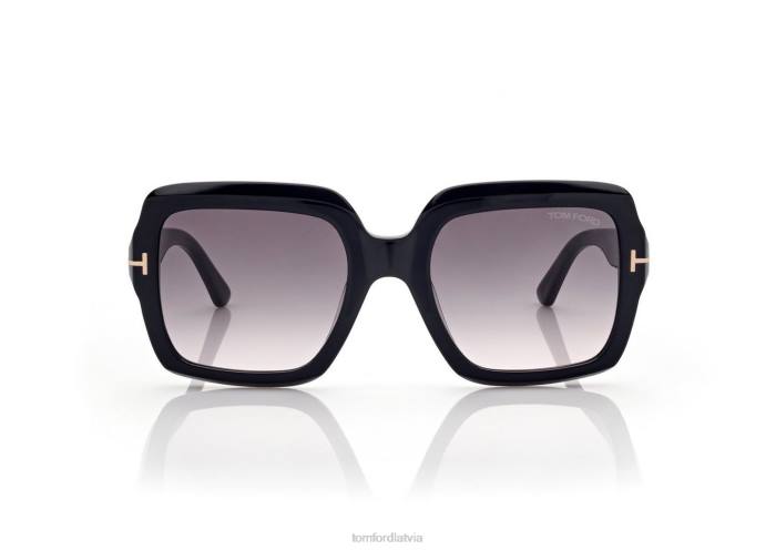 TOM FORD sievietes melns kaya saulesbrilles HTNR2085
