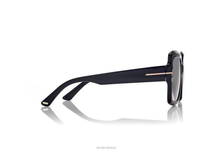 TOM FORD sievietes melns kaya saulesbrilles HTNR2085