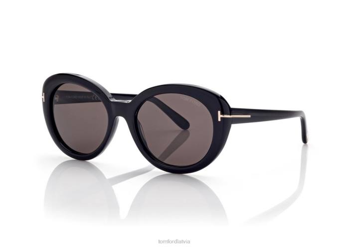 TOM FORD sievietes melns lilijas saulesbrilles HTNR2102