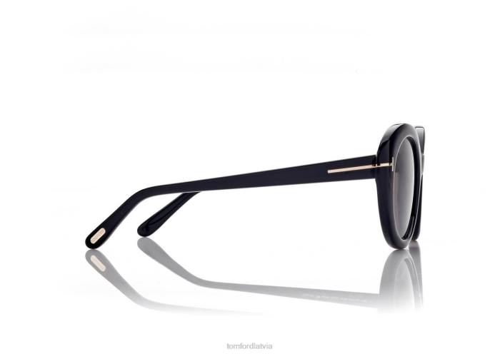 TOM FORD sievietes melns lilijas saulesbrilles HTNR2102