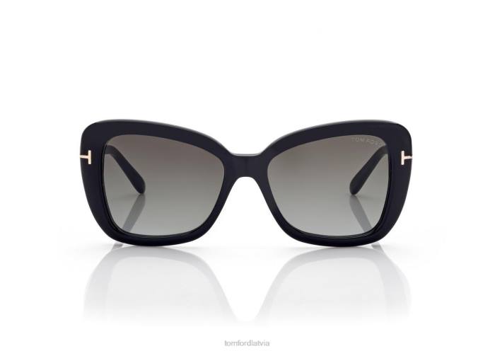 TOM FORD sievietes melns maeve saulesbrilles HTNR2183