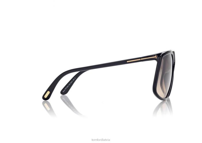 TOM FORD sievietes melns merilas saulesbrilles HTNR2148