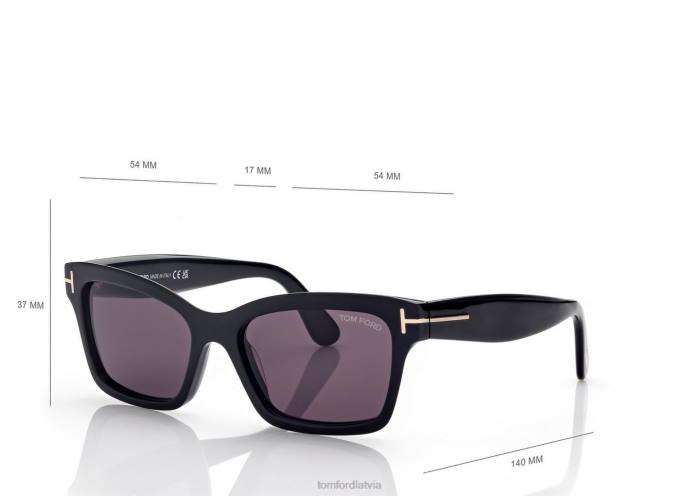 TOM FORD sievietes melns mikel saulesbrilles HTNR2177