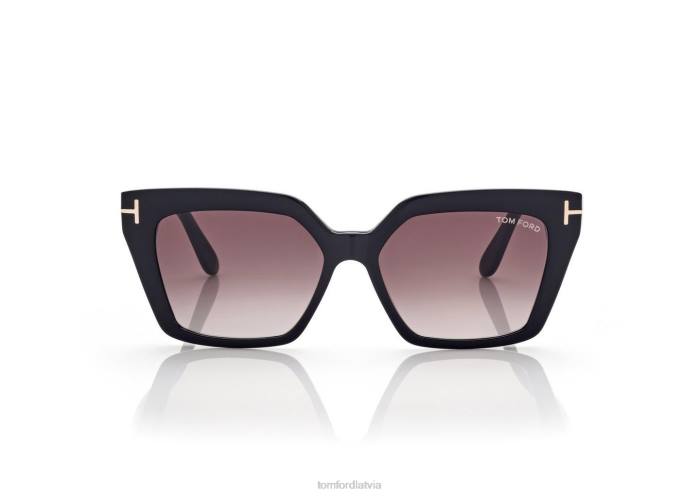 TOM FORD sievietes melns/spogulis winona saulesbrilles HTNR2077