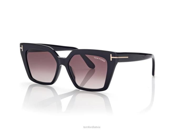 TOM FORD sievietes melns/spogulis winona saulesbrilles HTNR2077