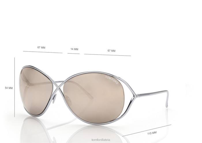TOM FORD sievietes pallādijs nicoletta saulesbrilles HTNR2100