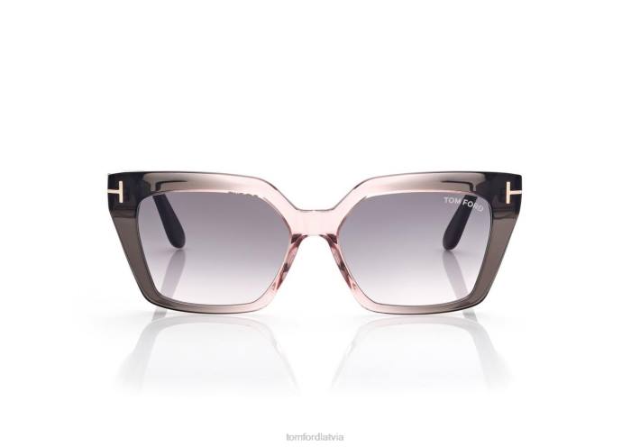 TOM FORD sievietes pelēks līdz persikam winona saulesbrilles HTNR2078
