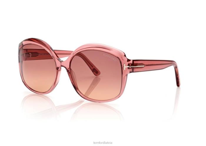 TOM FORD sievietes rozā chiara saulesbrilles HTNR2117