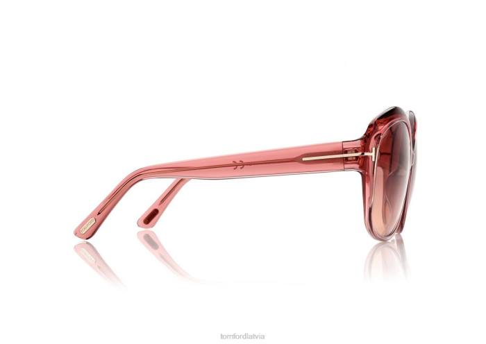 TOM FORD sievietes rozā chiara saulesbrilles HTNR2117
