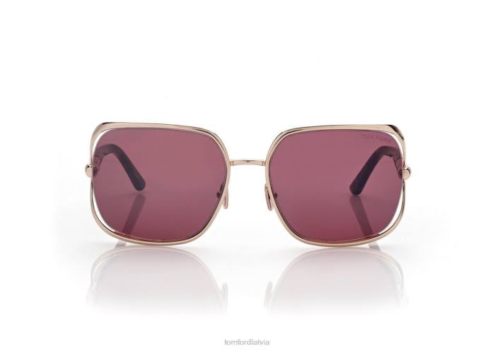 TOM FORD sievietes rozā zelts/rozā zeltainas saulesbrilles HTNR2182