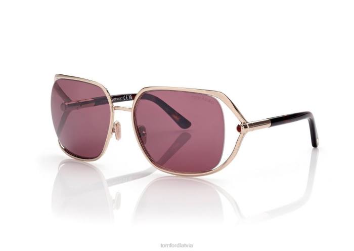 TOM FORD sievietes rozā zelts/rozā zeltainas saulesbrilles HTNR2182