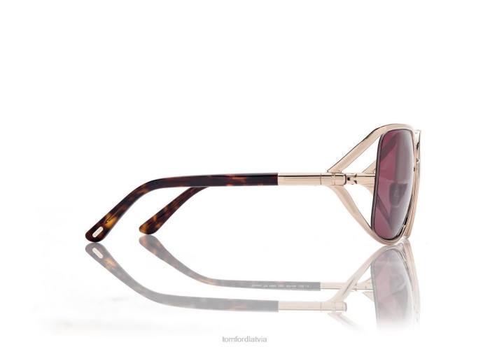 TOM FORD sievietes rozā zelts/rozā zeltainas saulesbrilles HTNR2182
