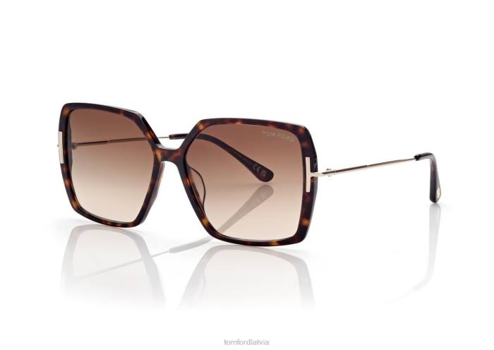 TOM FORD sievietes tumšā havana joanna saulesbrilles HTNR2098