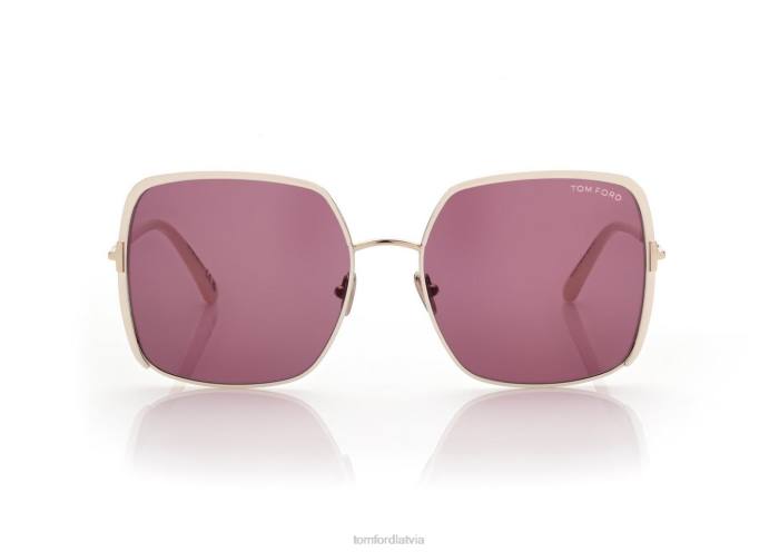TOM FORD sievietes zelta/violeta raphaela saulesbrilles HTNR2123