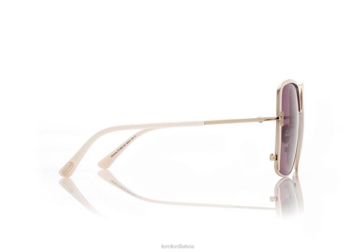 TOM FORD sievietes zelta/violeta raphaela saulesbrilles HTNR2123