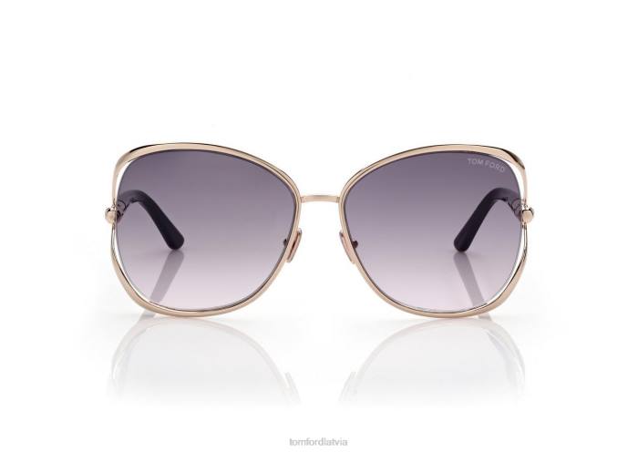 TOM FORD sievietes zelts marta saulesbrilles HTNR2111