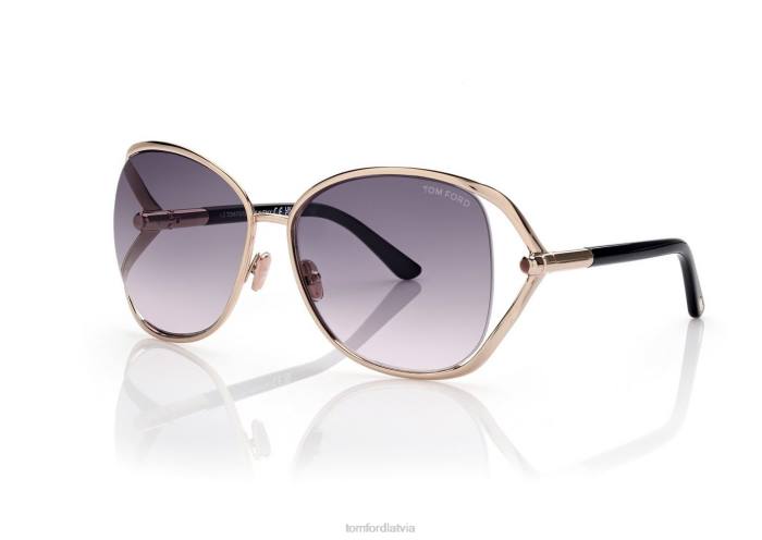TOM FORD sievietes zelts marta saulesbrilles HTNR2111