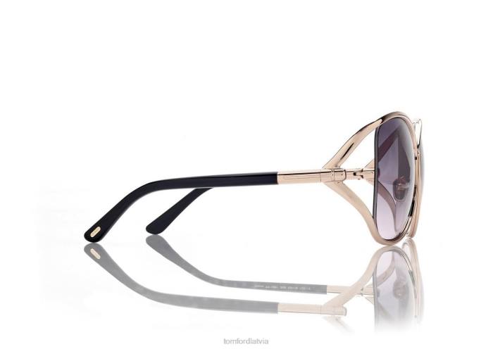 TOM FORD sievietes zelts marta saulesbrilles HTNR2111