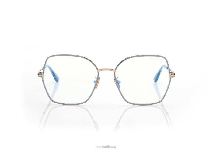 TOM FORD sievietes Sudrabs zilu bloku tauriņu optika HTNR2234