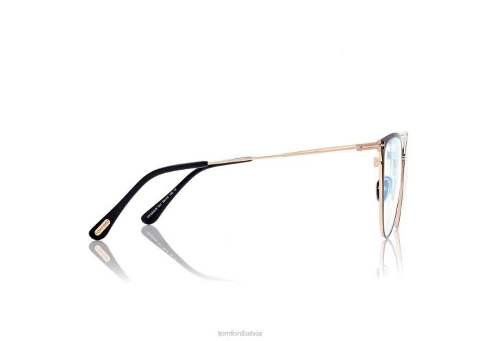 TOM FORD sievietes melns zilā bloka kaķa acu optika HTNR2214
