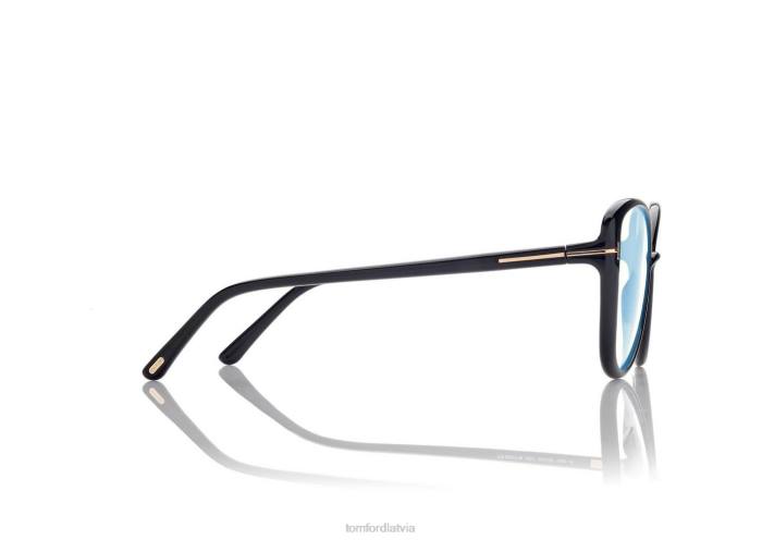 TOM FORD sievietes melns zilu bloku tauriņu optika HTNR2238