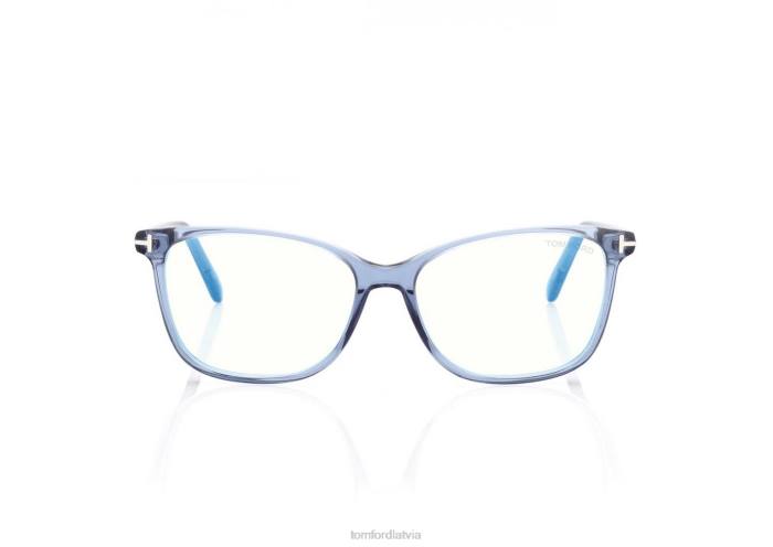 TOM FORD sievietes mode zilu bloku mīksta kvadrātveida optika HTNR2193