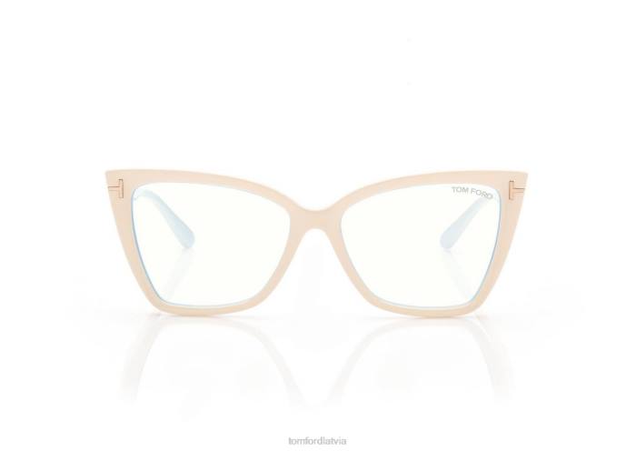 TOM FORD sievietes pallādijs zila bloka kvadrātveida kaķa acs optika HTNR2196