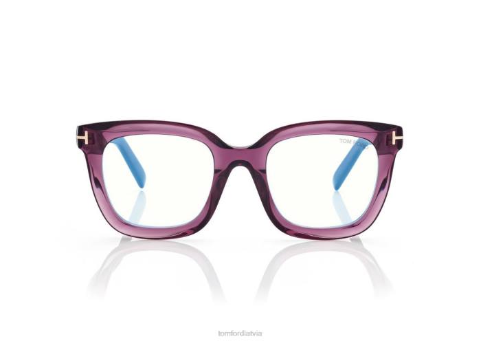 TOM FORD sievietes vīns zilā bloka kvadrātveida optika HTNR2202