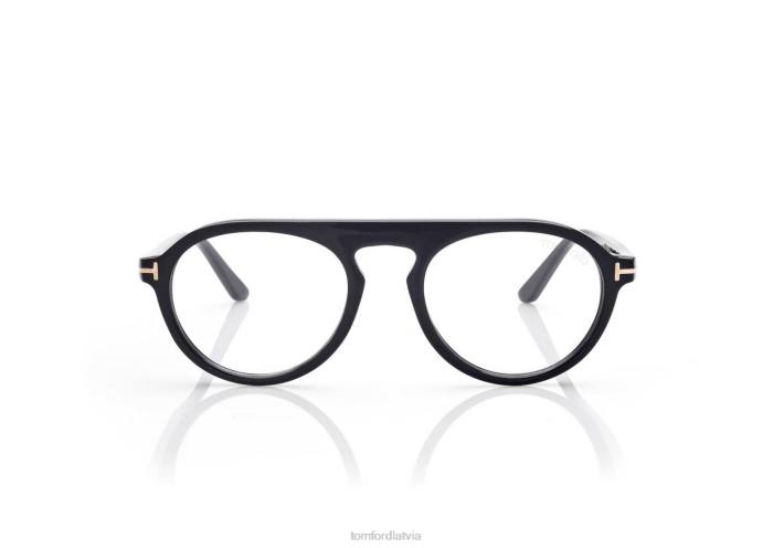 TOM FORD vīriešiem melnais rags pilotraga optika HTNR2035