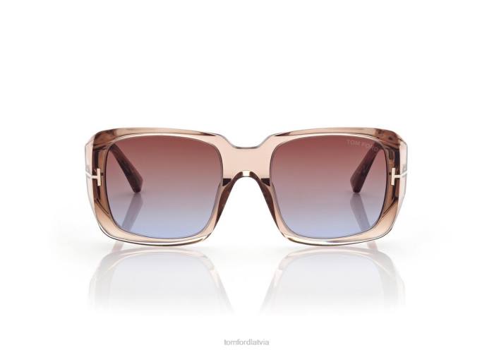 TOM FORD vīriešiem šampanietis Ryder-02 saulesbrilles HTNR1913