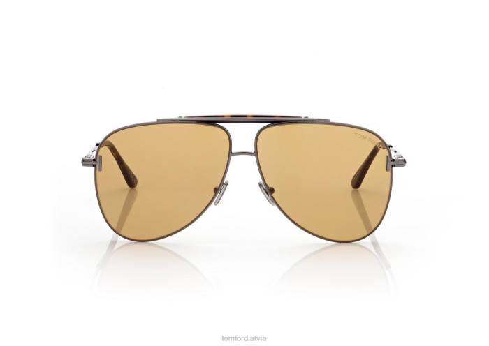 TOM FORD vīriešiem brūns Brady saulesbrilles HTNR1844