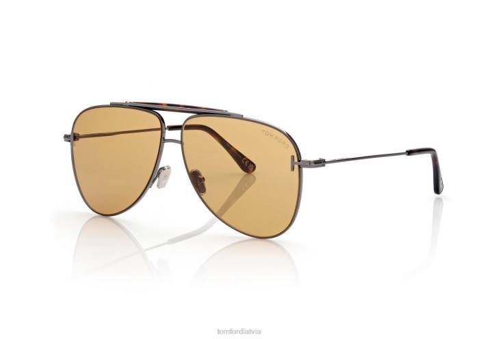 TOM FORD vīriešiem brūns Brady saulesbrilles HTNR1844