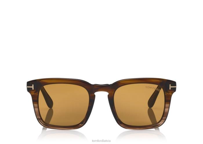 TOM FORD vīriešiem dzintara havana dax saulesbrilles HTNR1808
