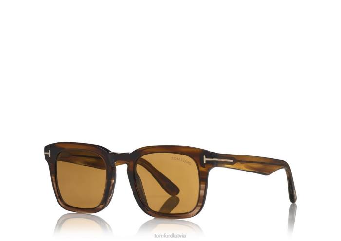 TOM FORD vīriešiem dzintara havana dax saulesbrilles HTNR1808
