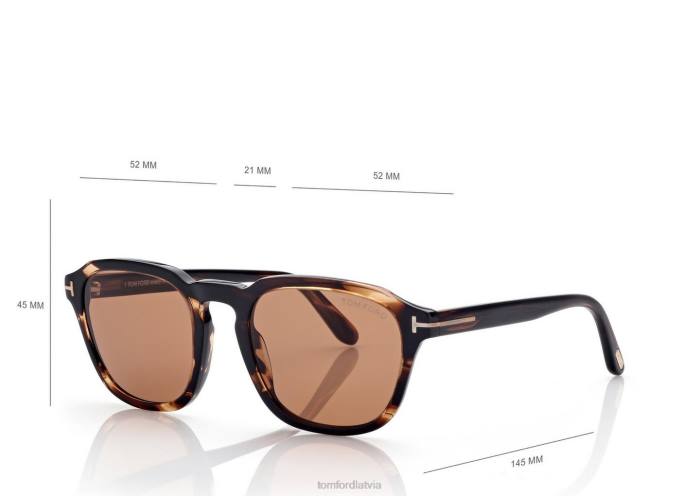 TOM FORD vīriešiem havana avery saulesbrilles HTNR1906