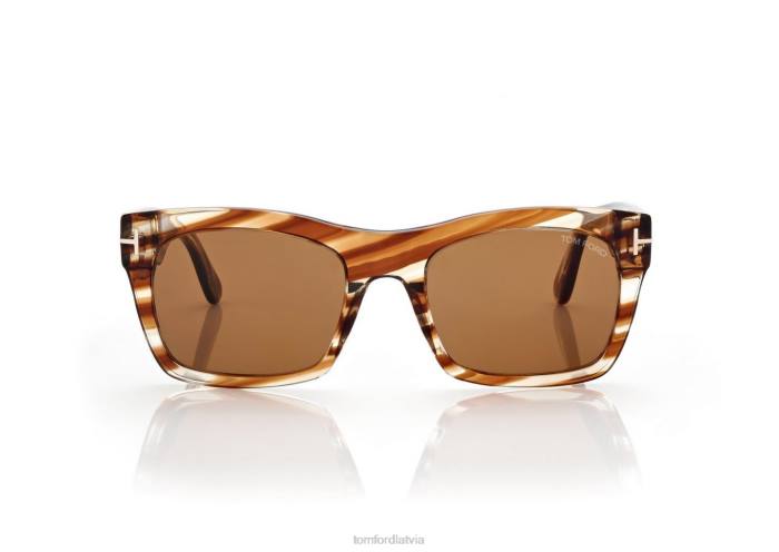 TOM FORD vīriešiem havana nico saulesbrilles HTNR1854