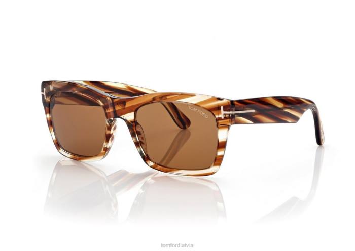 TOM FORD vīriešiem havana nico saulesbrilles HTNR1854